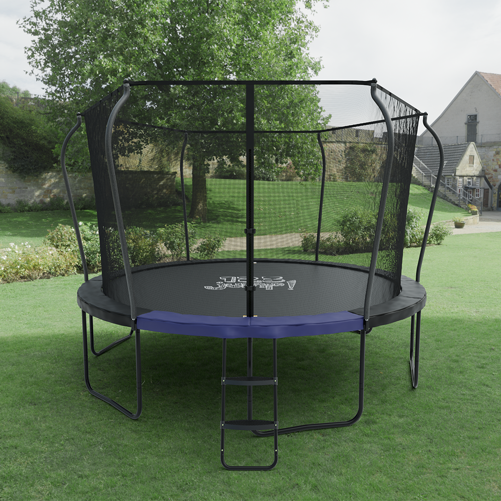 Round Trampoline with Ladder